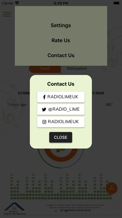 Radio Lime Screenshot