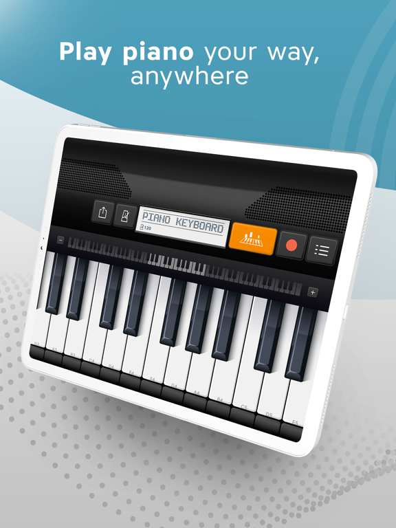 Screenshot #1 for Piano Keyboard App: Play Songs