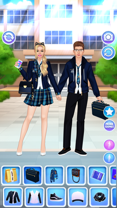 High School Couple Makeover Screenshot