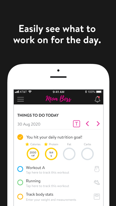 Mom Boss Workout App Screenshot