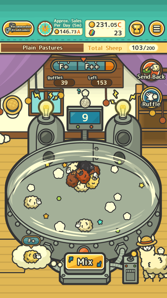 #5. Fluffy Sheep Farm (iOS) От: KLab Inc.