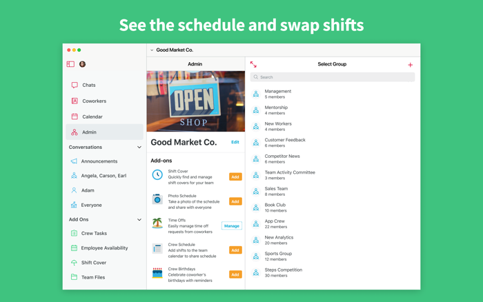 Crew Messaging and Scheduling