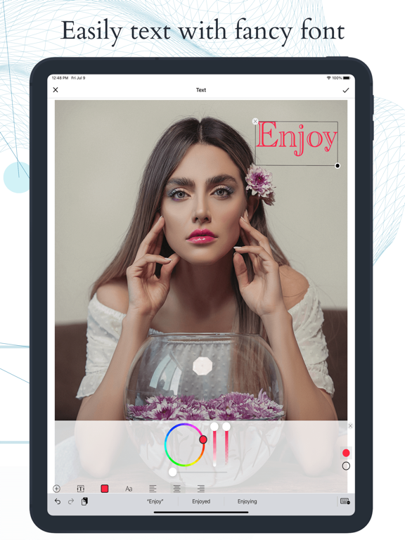 Photo Editor Effect Tools iPad screenshot 4 - Photo & Video app