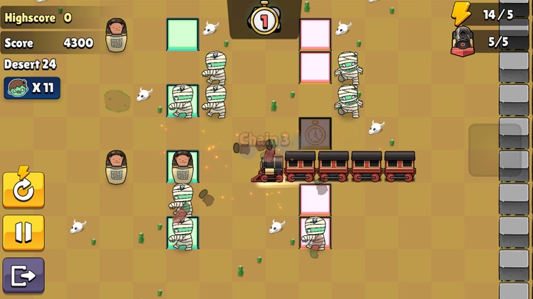 Zombie Train: Action Puzzle