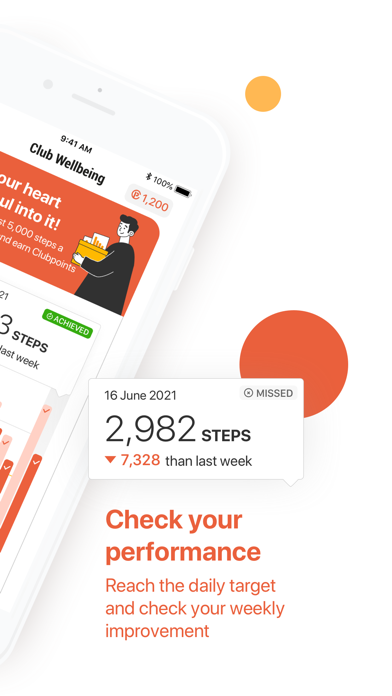 Club Wellbeing Screenshot
