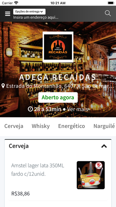 Adega Recaídas Screenshot 1 - AppWisp.com Adega Recaídas Screenshot 1 - AppWisp.com