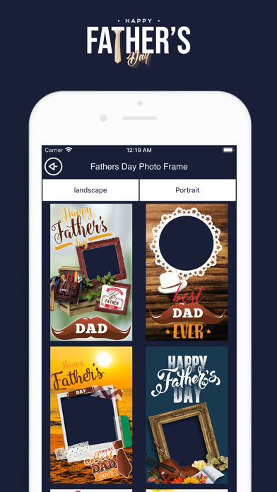 Happy Father's day photo frame Screenshot