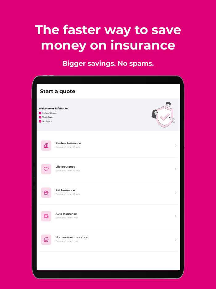 SafeButler - Compare Insurance