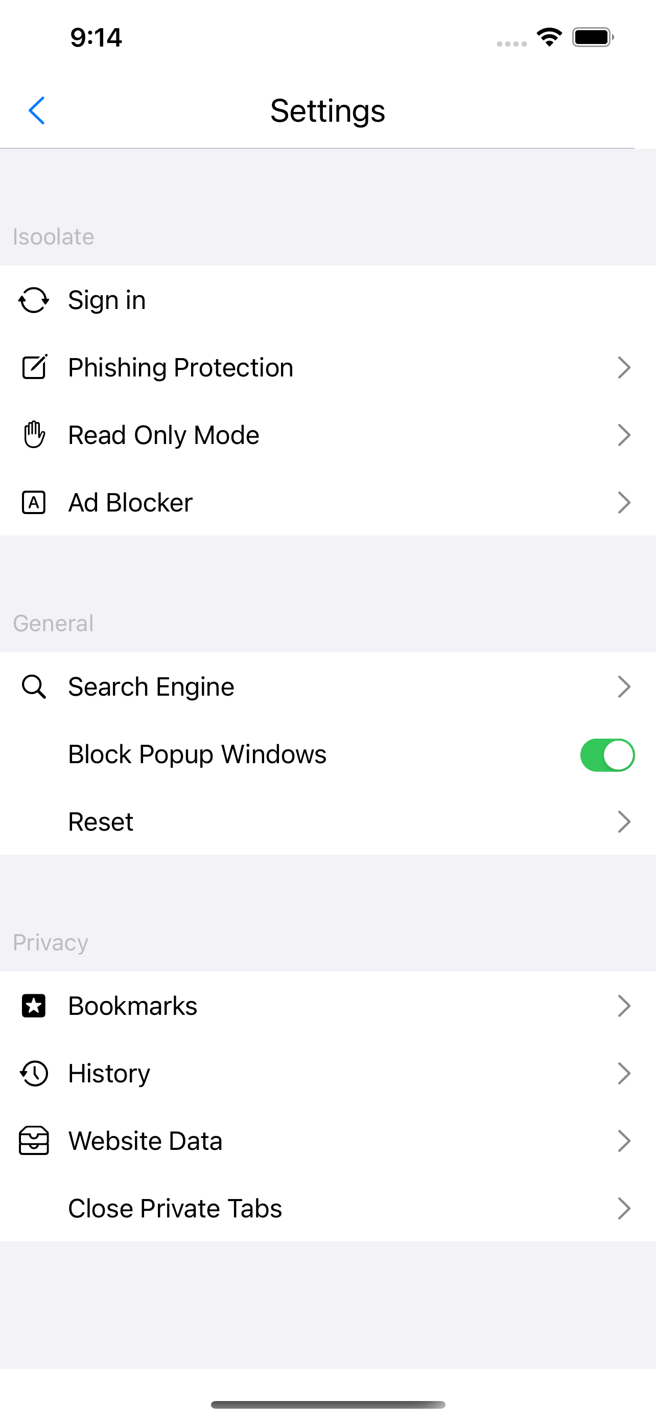DefensX Web Browser screenshot 7