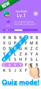 Word Search Multi Games Quiz screenshot #2 for iPhone