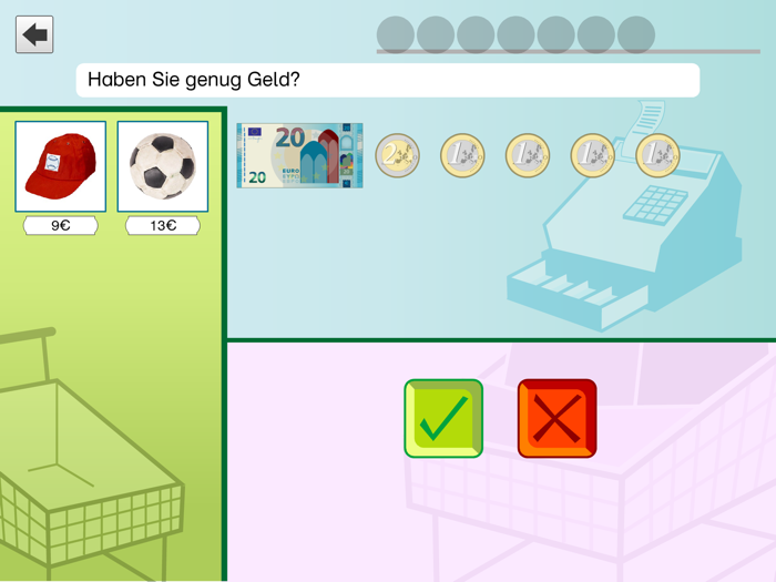 Einkaufen mit dem Euro PRO