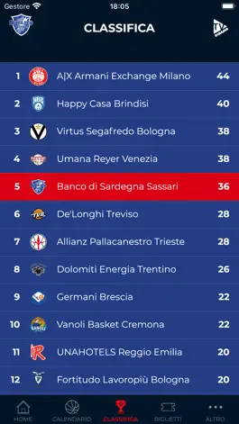 Game screenshot Dinamo Sassari apk