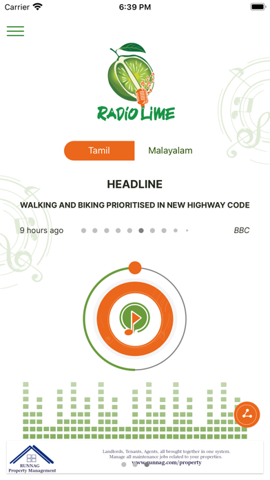 Radio Lime Screenshot