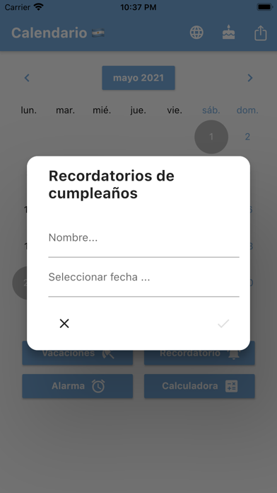 Calendario Argentina 2024 Screenshot