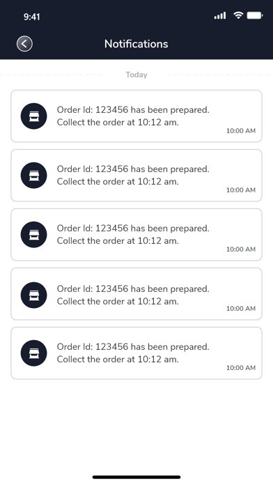 SAAS FOOD SHIPPING APP Screenshot