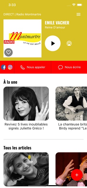 Ecouter Radio Montmartre en App Store