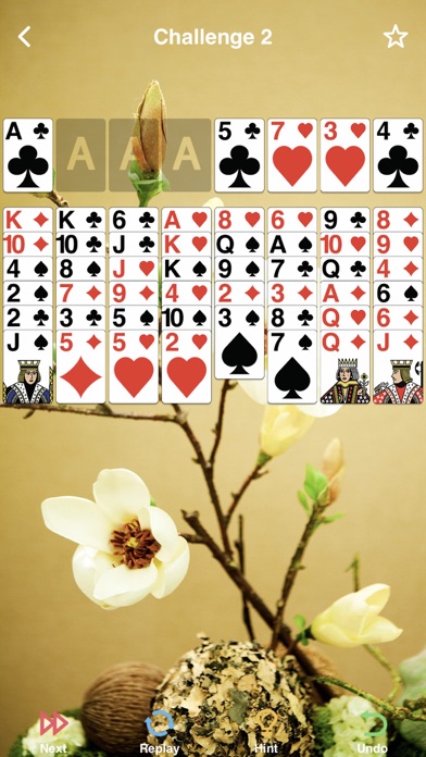FreeCell Solitaire Poker Game Screenshot