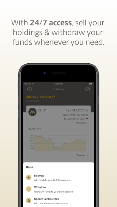 Perth Mint GoldPass Screenshot