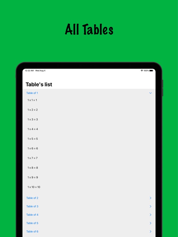 Screenshot #4 pour Table Easy