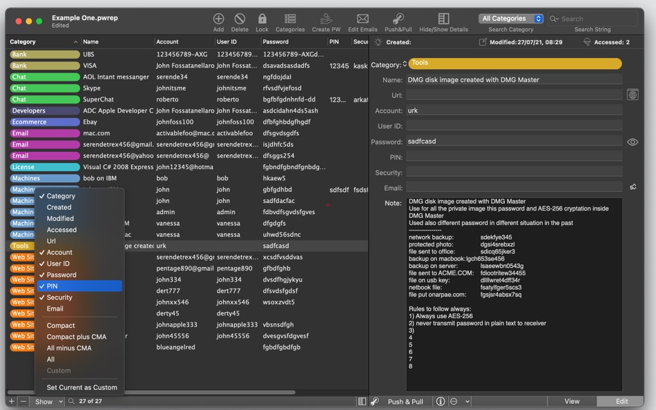 #3. Password Repository 4 (macOS) 由: Roberto Panetta
