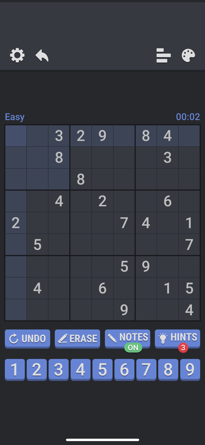 Sudoku  Expert Puzzle