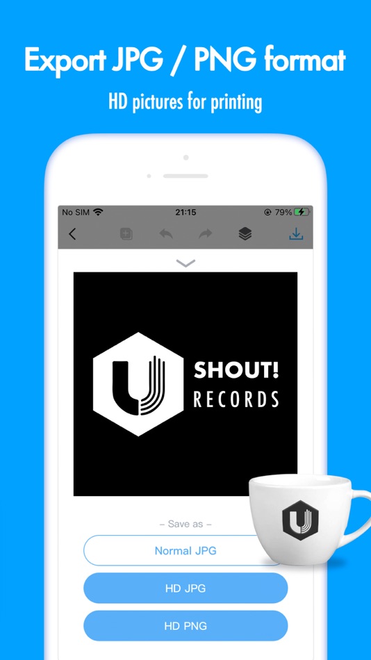 #7. Logo Maker & graphic design (iOS) By: 思汝 胡