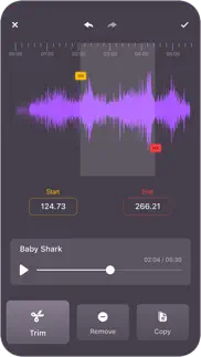 audio editor - mp3 cutter iphone screenshot 1