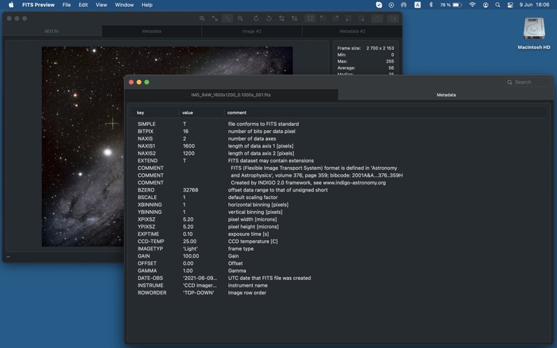 Screenshot #2 pour FITS Preview