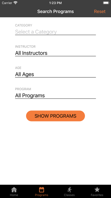 Fondren Fitness Screenshot