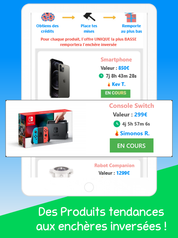 Screenshot #4 pour LuckyBids - Enchères VIP