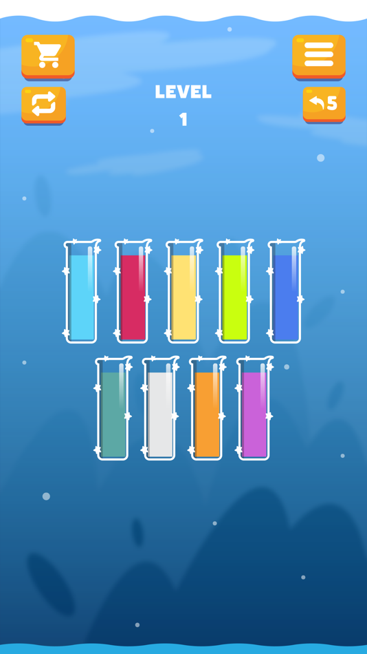#2. Water Sort - Perfect Pouring (iOS) 来自: Onetap Co.,Ltd