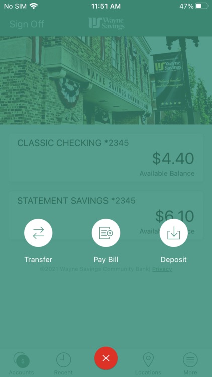 Wayne Savings Bank Mobile screenshot-3