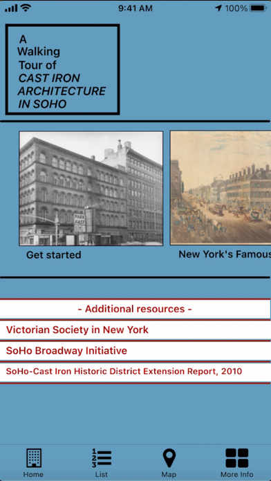 Cast Iron SoHo Walking Tour Screenshot