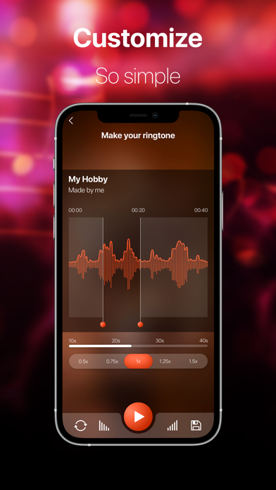 The ringtoner: funny ringtones Screenshot