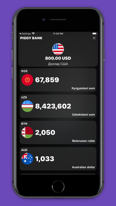 iCurrency - currency converter iPhone screenshot 5 - Travel app