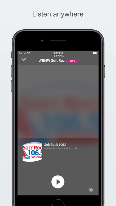 Soft Rock 106.5 WBMW Screenshot