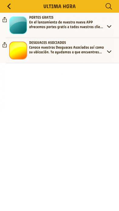 Désguazon. APP Desguaces Screenshot