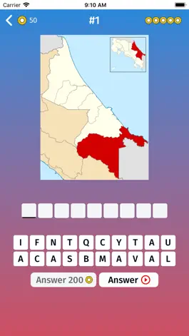 Game screenshot Costa Rica: Provinces Quiz mod apk