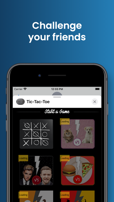 Tic Tac Toe game for iMessage! Screenshot