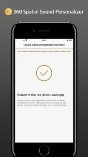 360 spatial sound personalizer iphone screenshot 3
