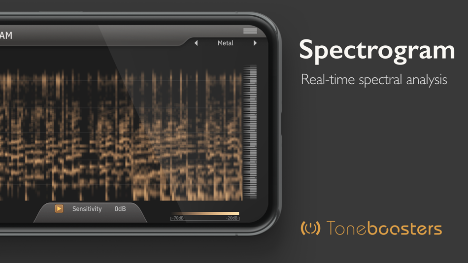 TB Spectrogram (iOS) 由: ToneBoosters TB Spectrogram (iOS) 由: ToneBoosters