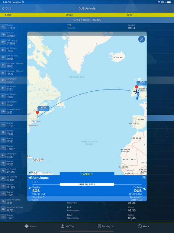 Screenshot #6 pour Dublin Airport (DUB) + Radar