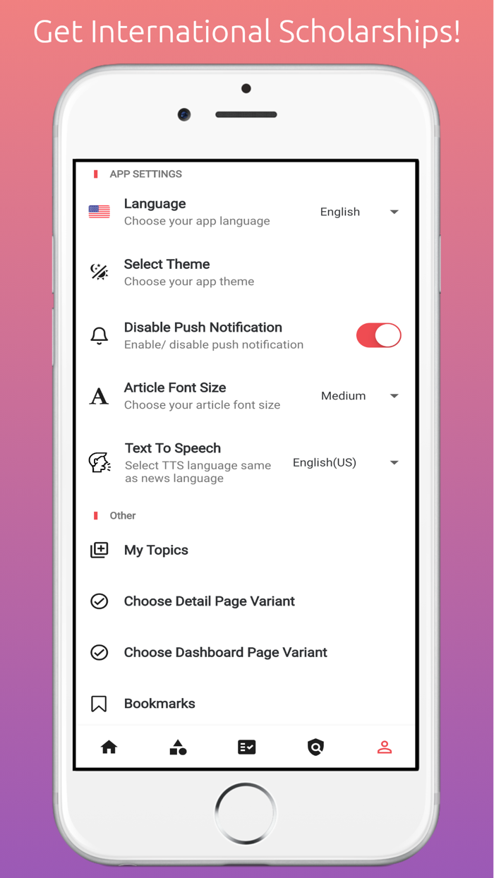 International Scholarships