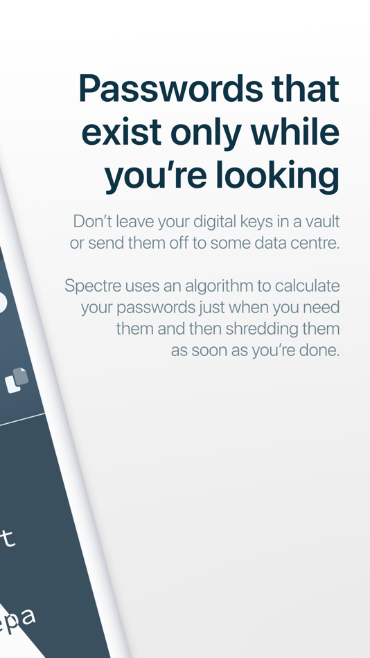 #3. Password: Spectre (iOS) Podle: Maarten Billemont