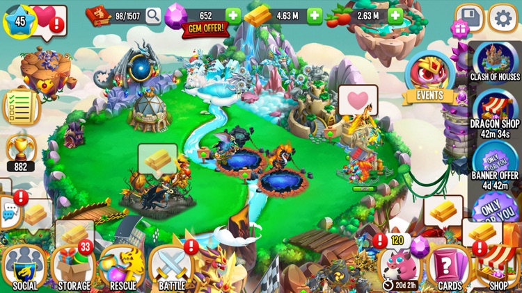 Dragon City Mobile screenshot-4