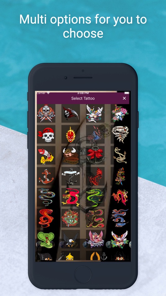 #5. Tattoo World-Creator & Editor (iOS) Podle: Minh Quyen Chun