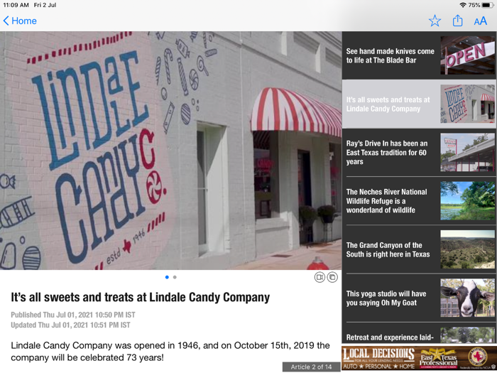 The East Texas Weekend