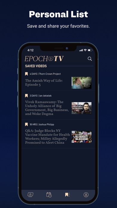 Epoch TV Screenshot