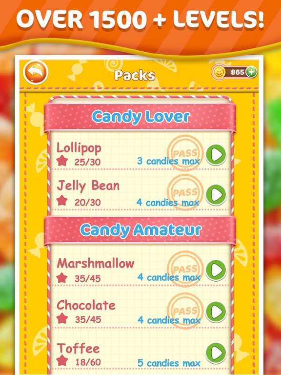 Word Candy Sweetest Word Game iPad screenshot 4 - Games app