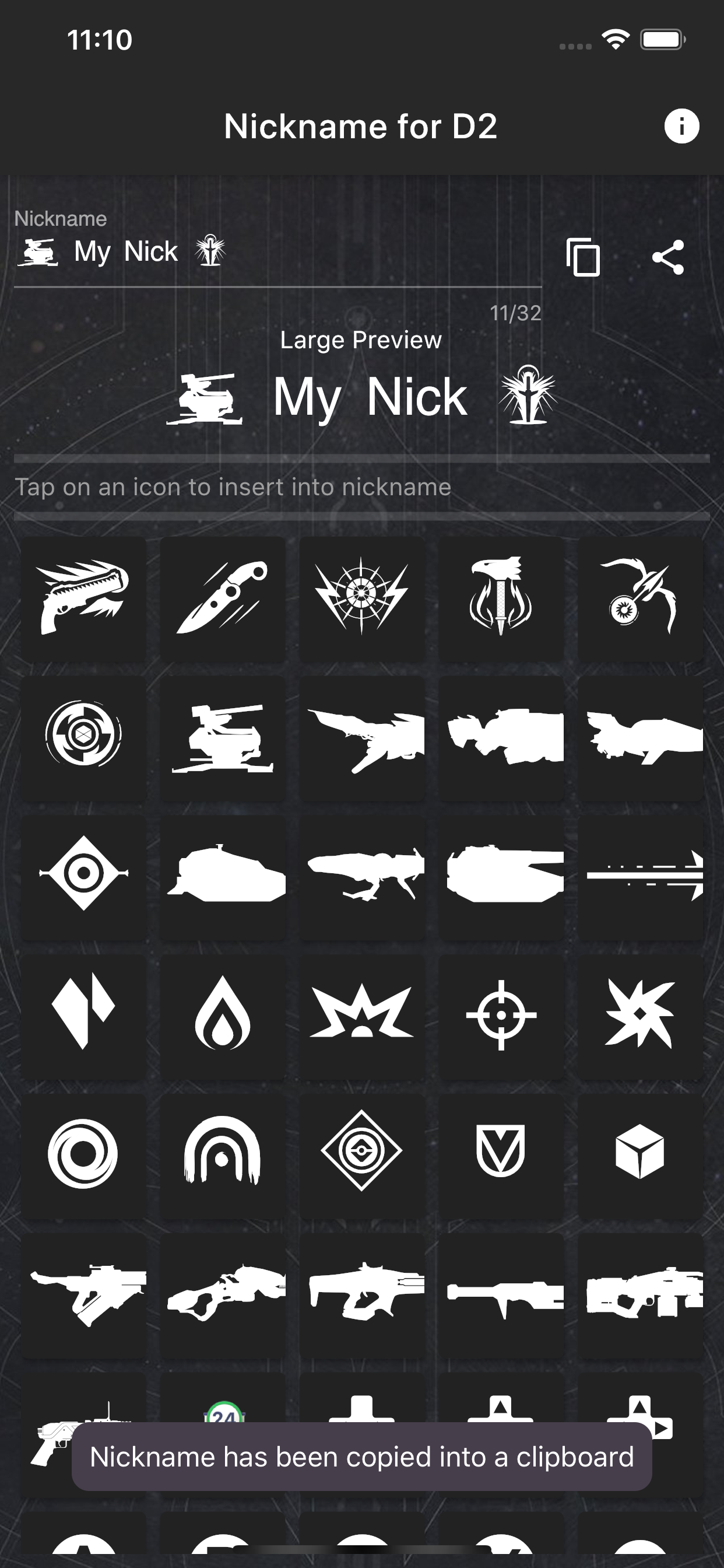Nickname for D2
